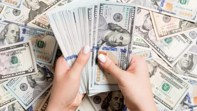 bank withdrawing