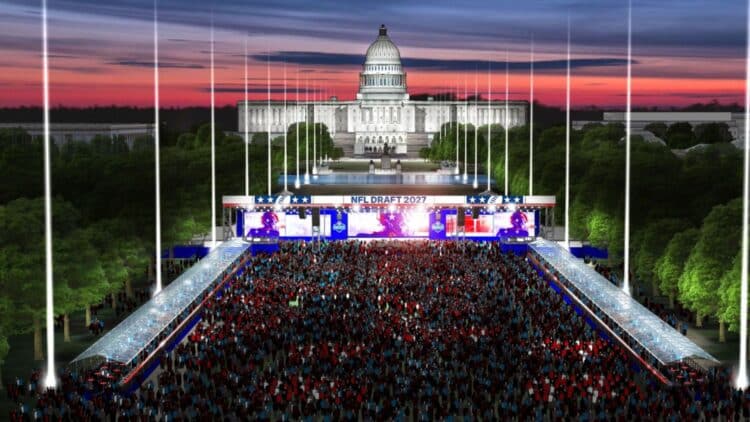 2027 NFL Draft goes to Washington DC