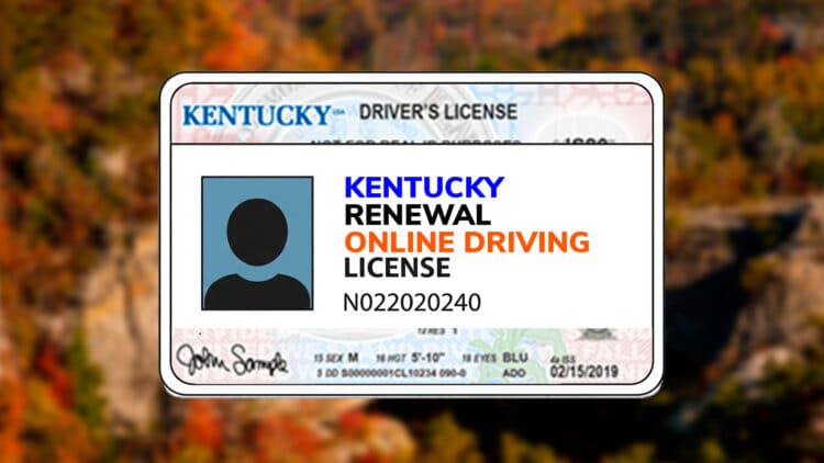 driving license renewal in Kentucky