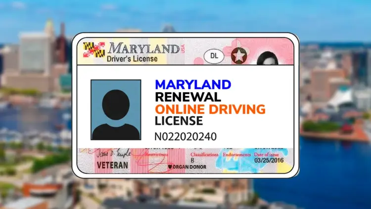 driving license renewal in Maryland