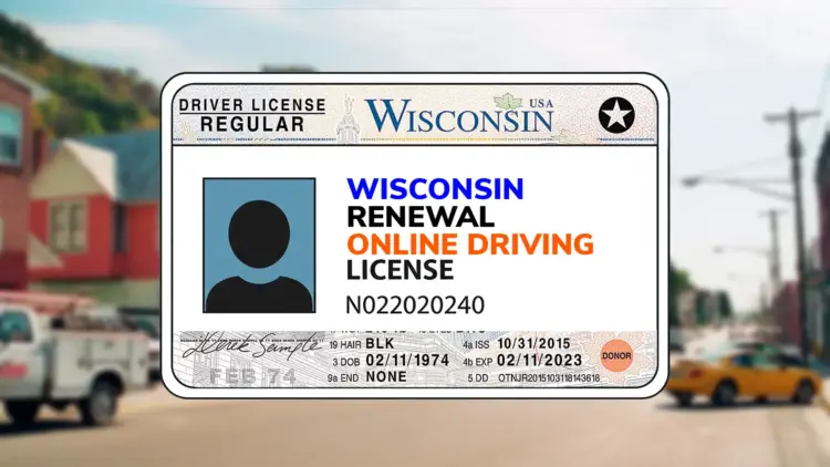Driving license renewal in Wisconsin